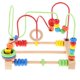thumbnail image 5 of cuentas de madera laberinto alrededor del círculo grano juguete ni?os montessori juguete de desarrollo, 5 of 5