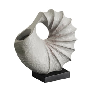 Magideal - Jarrón De Concha, Centro De Mesa Único, Maceta De Resina Estilo Bohemio, Arreglo Floral, Jarrón Para Escritorio, Cocina, Regalo De Inauguración De La