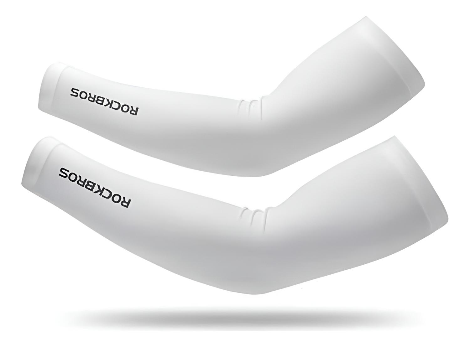 Mangas Rockbros Ciclismo, Deportes, Manejo, Uv400 Manguillas Blanco Xl (Asia) L (Chile)