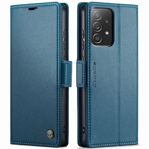 Caseme Tipo Cartera Samsung Galaxy A52 4G/5G Con Cierre Magnético, Rfid, Tarjetero, Soporte, Carga Inalámbrica