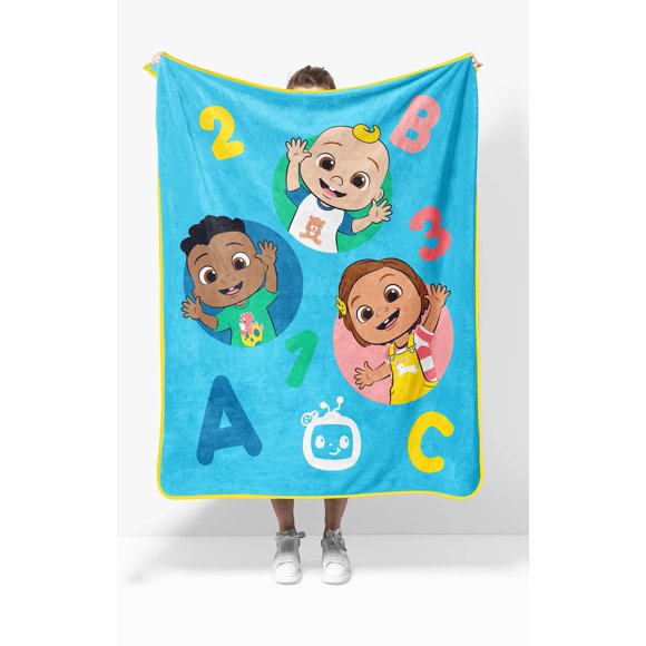Manta de viaje Sunny Side Up CocoMelon, 100 x 125 cm