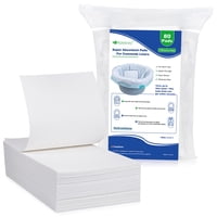 Bolsas Para Inodoros Kovevo, Paquete De 60 Con Almohadillas Absorbentes