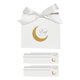 thumbnail image 5 of 50 Piezas Cajas De Regalo Bolsas De Regalo Patrón De Luna Para Decoraciones De Baby Shower Blanco, 5 of 5