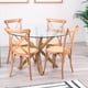 thumbnail image 2 of Comedor Mesa Redonda Equiz 100cm + 4 Sillas Crossback Madera, 2 of 3