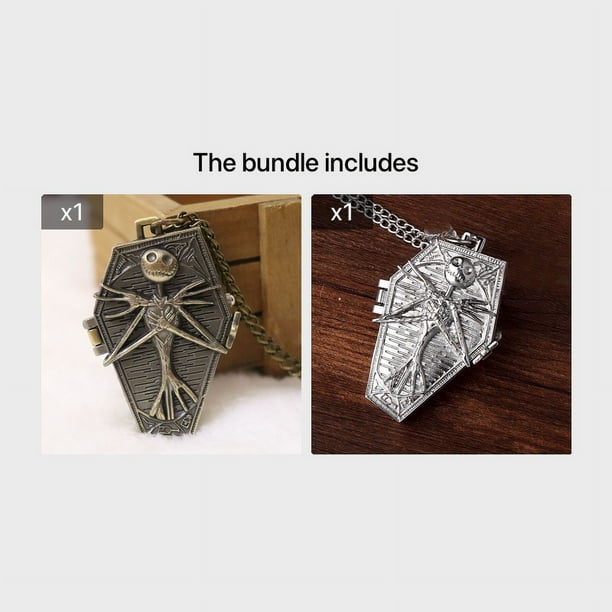 1pc Fashion Pocket Watch Features Anime Christmas Creative Quartz Watch Gift