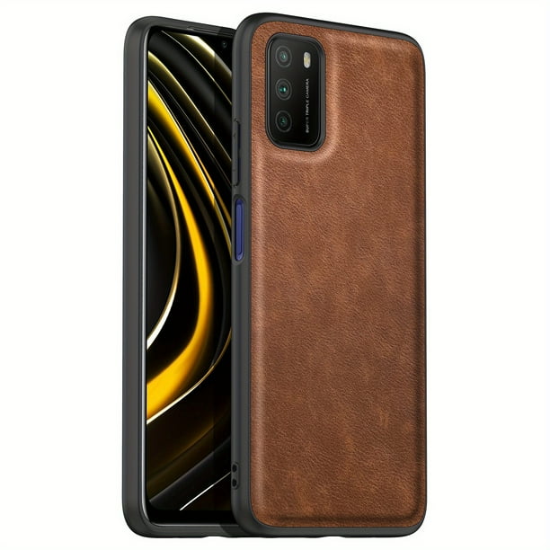 Suitable For Xiaomi Poco M3 Protective Case, Full Package Bezel TPU And PC Hard Back Cover Thin And Light Shock Absorption Fashion Non-slip, Classic Retro Phone Case