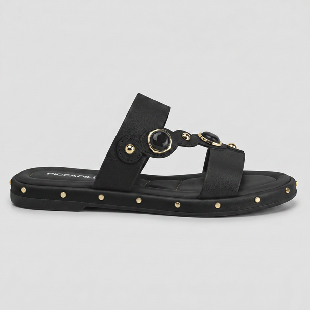 Sandalia Mujer Negro Taina Piccadilly