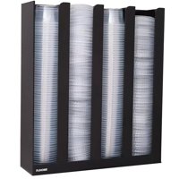 Genérico - Organizador Pjhome Con Tapa Para Tazas De Salsa Portion, 4 Compartimentos