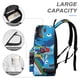 thumbnail image 4 of Tayo, el Pequeño Autobús-theme Backpack, Campus style schoolbag Bookbag with Adjustable Shoulder Straps And Large Zip Compartment, Unisex Travel Bags.42x30x15cm, 4 of 6