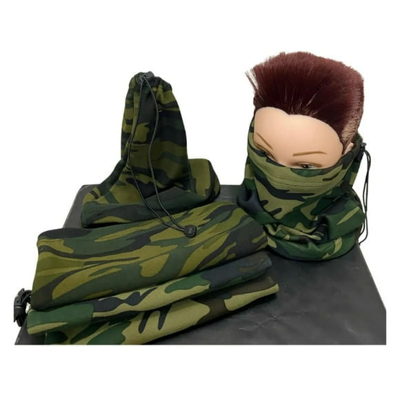 Set 12 Cuello Polar Camuflaje Invierno Bandana Polar Unisex