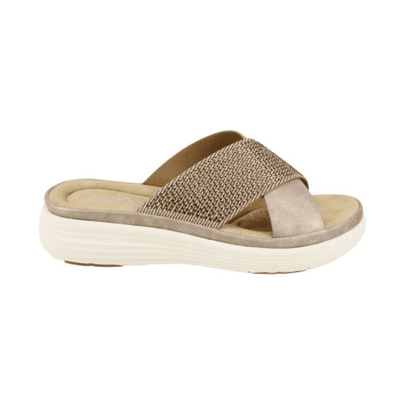 SANDALIAS NEW WALK GLITTER BEIGE MUJER | 3J9435-2 - Talla 36 CL / 23 CM