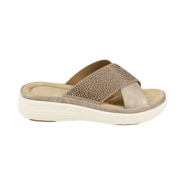 SANDALIAS NEW WALK GLITTER BEIGE MUJER | 3J9435-2 - Talla 36 CL / 23 CM