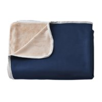 Magideal - Manta De Refrigeración Suave, Manta Para Duermen Caliente, Sudores Nocturnos, Manta Fría De Tamaño Queen, Edredón , Azul Marino