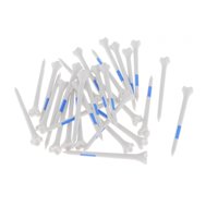 Magideal - 30 Piezas De Tees De Golf De Plástico, Soporte De Golf, Herramienta De Práctica, Reutilizable, Flexible, Estable, Tees De Pelota De Golf, Tees De Golf 83Cm