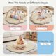 thumbnail image 2 of Alfombra de juego y asiento suihuooo 98x106x51 cm Albaricoque – 6 juguetes, 2 of 7