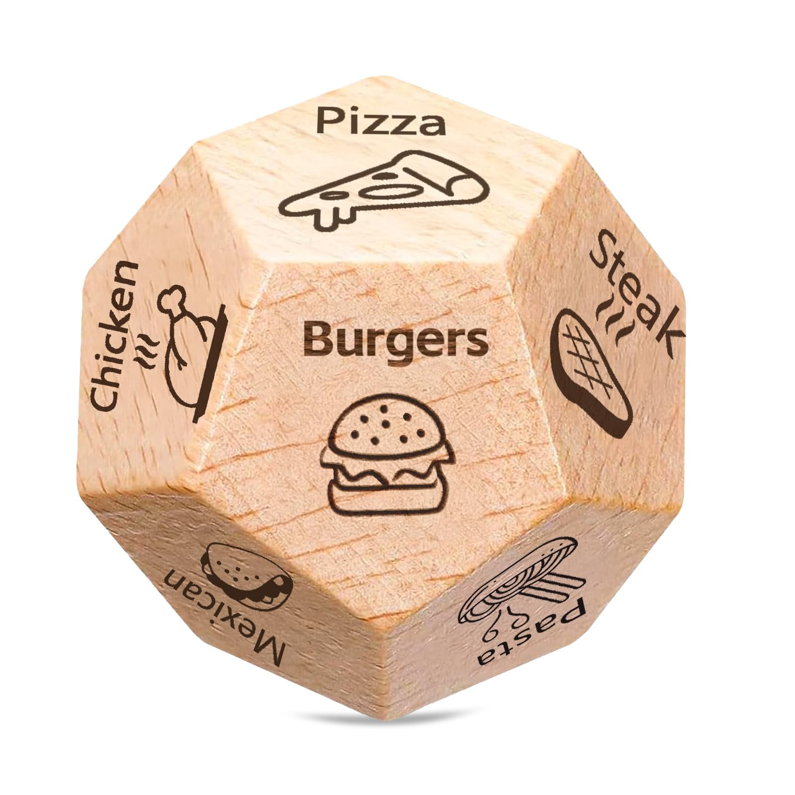 Fuaois - Date Night Dice Dinner Decider Regalo Para Él Y Sus Adultos