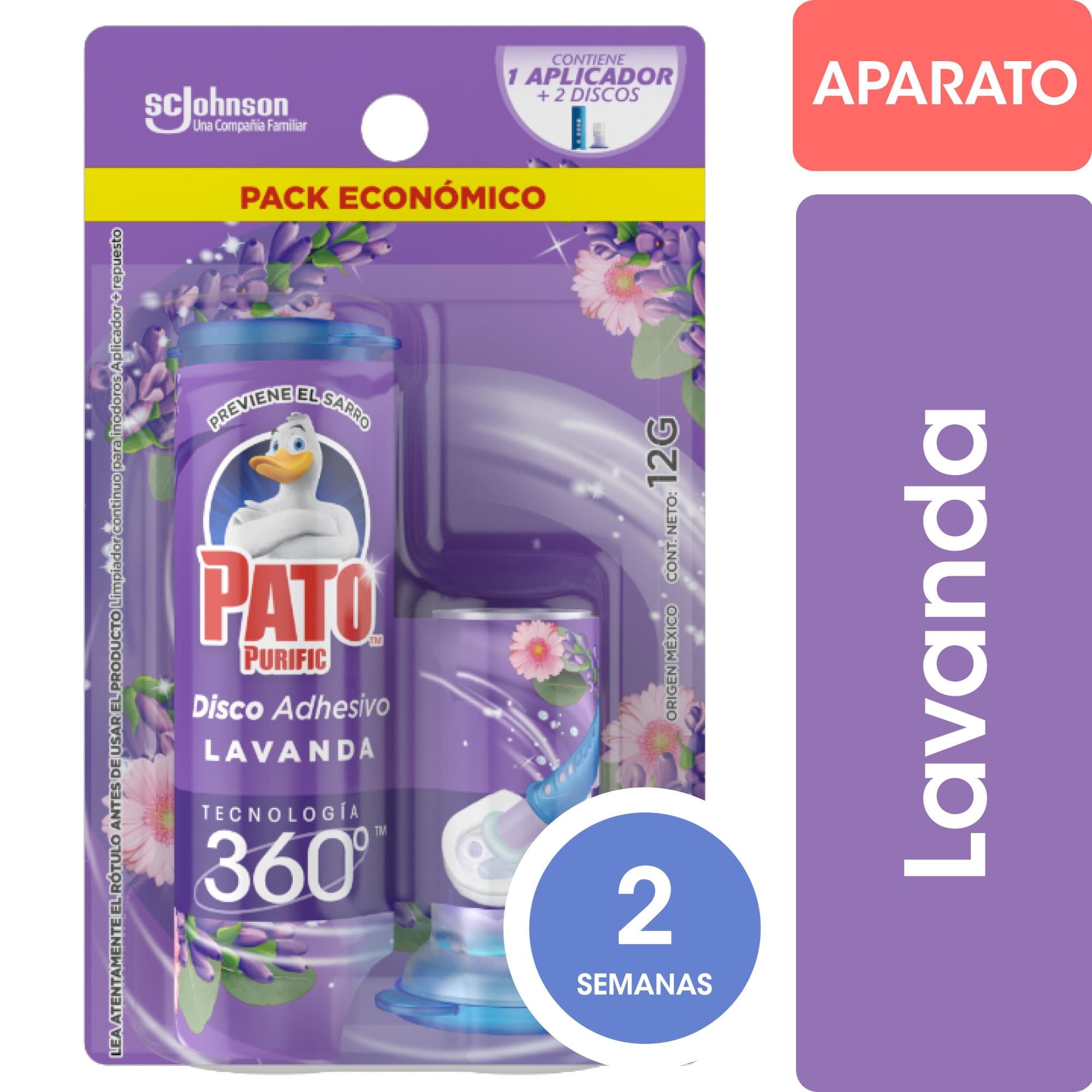 Limpiador Baño Adehsivo Lavanda Pastillas 12 g Pato