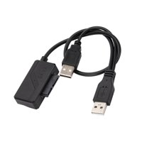 Magideal - Cable Adaptador Usb 2.0 7+6 Pines, Cable De Transferencia De Datos Del Convertidor De Unidad Óptica Plug And Play Delgado, Para Accesorio Con Fuente De Alimentación