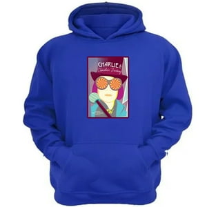 Genérico - Polerón Canguro Wonka Azul Talla Xs Unisex