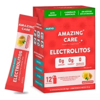 Electrolitos Bebida Hidratante Amazing Care Maracuyá 12 Unid