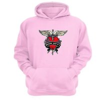 Genérico - Polerón Canguro Bon Jovi Rosa Talla Xs Unisex