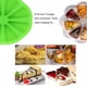 thumbnail image 2 of Molde triangular de silicona para bizcochos, 2 unidades, 8 cavidades, para pizza, 10 cm de diámetro interior, para brownies, muffins, tartas de queso y pan de maíz. Ideal para hornear en casa., 2 of 8