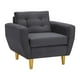 thumbnail image 2 of Sofa Bote 1c Felpa 01 Gris, 2 of 6