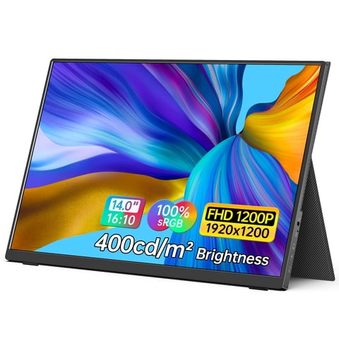 Monitor Portátil Forhelp Fhd 1200P De 14 Pulgadas Para
