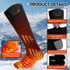 thumbnail image 5 of Heated Socks HNXKB, batería recargable de 5 V 5000 mAh para hombre, 5 of 8