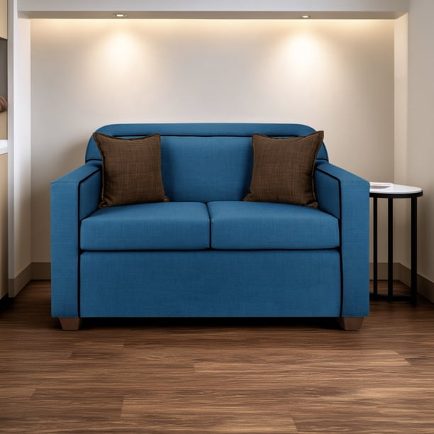 SOFA ZAFIRO 2 CUERPOS AZUL