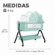 thumbnail image 3 of Cuna Colecho Moises Bebe Altura Regulable Safe&soft Verde Agua, 3 of 6