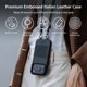 thumbnail image 2 of Funda alto para iPhone 17 Pro Max 6.9" con soporte de cuero, 2 of 9