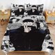 thumbnail image 1 of Jujutsu Kaisen Gojo Bedding Set Duvet Cover Comfortable and Lightweight Cartoon Bedding 3 Piece Bed Set, 1 of 5