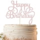 thumbnail image 1 of Decoración para tartas EONNCNT con purpurina de feliz cumpleaños en oro rosa, 1 of 6