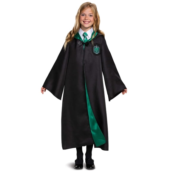 Accesorio de disfraz, bata Slytherin de Harry Potter para niños