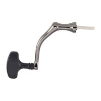 Ioensy - Brazo De Repuesto Para Manija De Carrete De Pesca, Manija Liviana Para Carrete De Pesca Giratorio, Grande, Gris