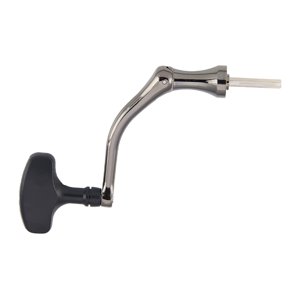 Ioensy - Brazo De Repuesto Para Manija De Carrete De Pesca, Manija Liviana Para Carrete De Pesca Giratorio, Grande, Gris