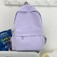 thumbnail image 1 of Women Schoolbag Waterproof Large Capacity School Backpack Smooth Zipper Solid Color Teens Girl Casual Daypack Bag Student Supply, 1 of 3