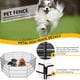 thumbnail image 2 of Valla portátil de metal Dog Playpen FDW, 60 cm, 8 paneles, negra, 2 of 7