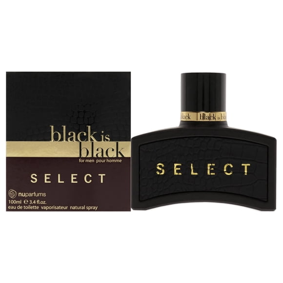 Perfume NU Parfums Black is Black Select Eau De Toilette 100 mL