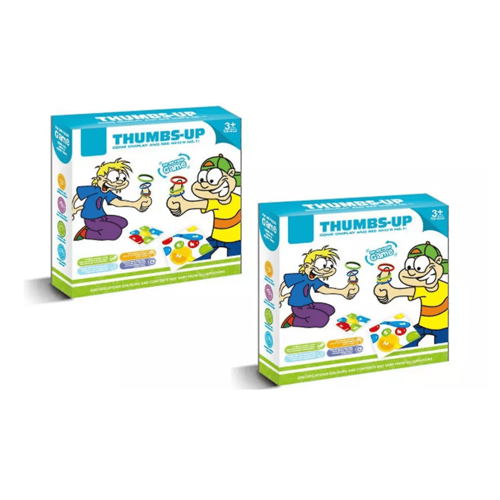 Genérico - Juego De Mesa Thumbs-Up - Anillos De Colores Y Cartas Desafío