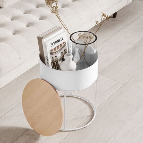 Santú Home & Deco - Mesa De Centro Y Lateral Con Almacenamiento