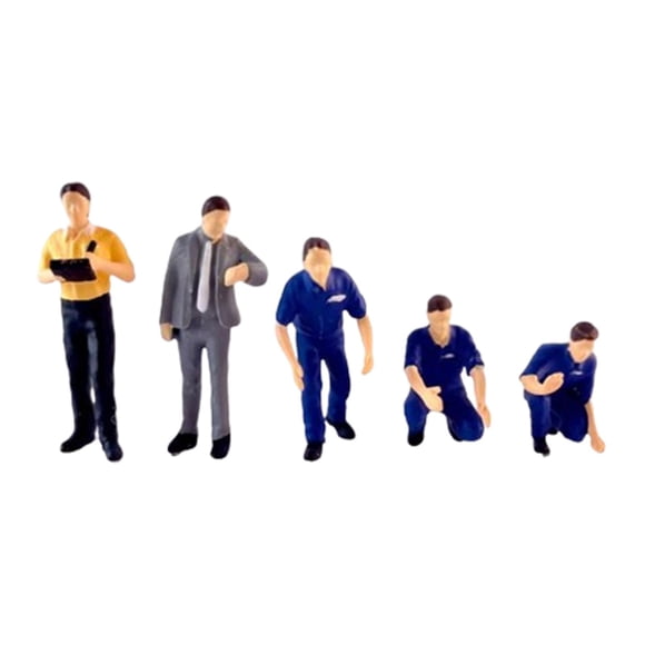 5 Figuras De Diorama A Escala 1/64 De Resina Para Accesorios De Casa De Muñecas Fariy Garden Style B