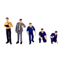 Bothyi - 5 Figuras De Diorama A Escala 1/64 De Resina Para Accesorios De Casa De Muñecas Fariy Garden Style B