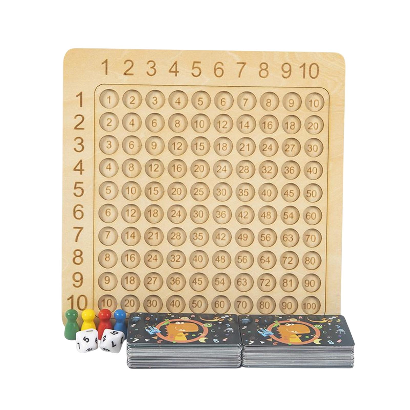Magideal - Tablero De Multiplicación Montessori Juguetes De Aprendizaje Montessori Desarrollo De Matemáticas Y Juguetes Educativos Adecuados