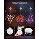 thumbnail image 3 of Luces LED de Halloween Minetom, 3 piezas para ventana, 3 of 3