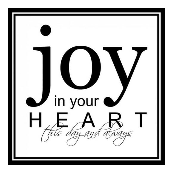 Decomural Joy This Day Love WS-15625