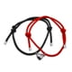 thumbnail image 1 of Par pulseras unisex para parejas rojo y negro con dije corazón imantado, 1 of 6
