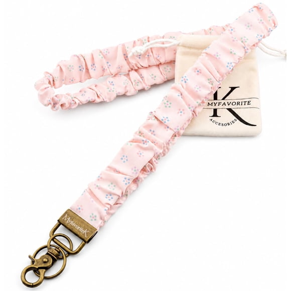 Cordón MyfavoriteK Scrunchie portacredencial pastel