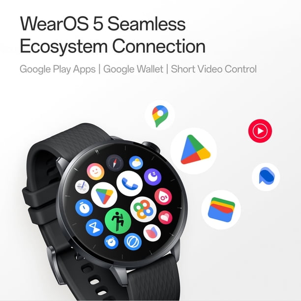 Smartwatch OnePlus Watch 3 43 mm negro acero 1,32